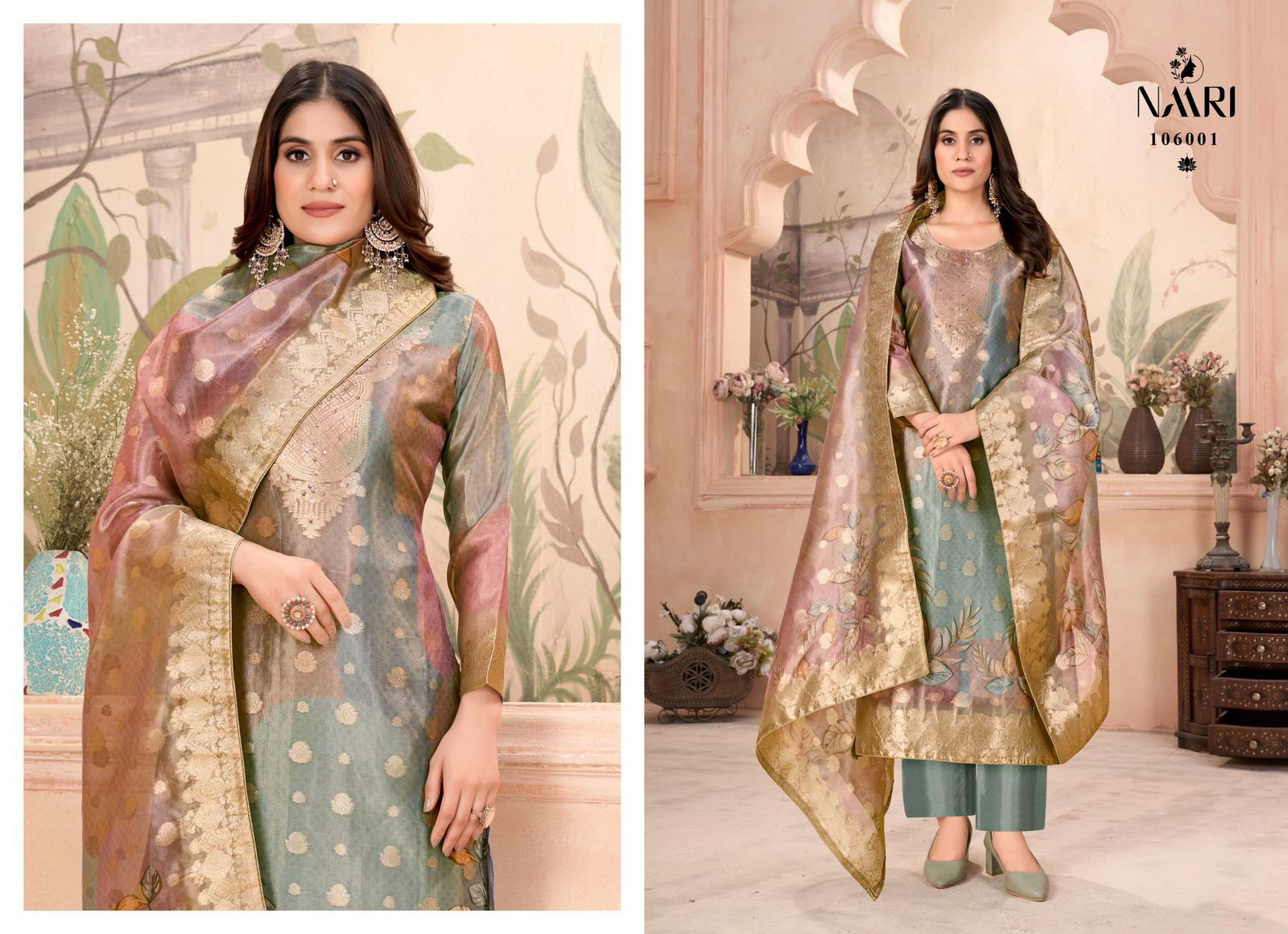 Ibaas By Naari Simmer Jacquard Designer Salwar Kameez Wholesale Price In Surat
